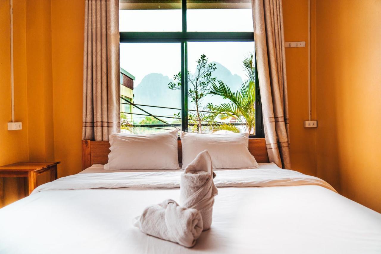 Vang Vieng Sunset Guesthouse & Restaurant Kültér fotó